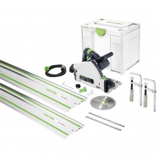  FESTOOL TS 55 CAMP-Set iegremdējams ripzāģis + 2 vadotnes